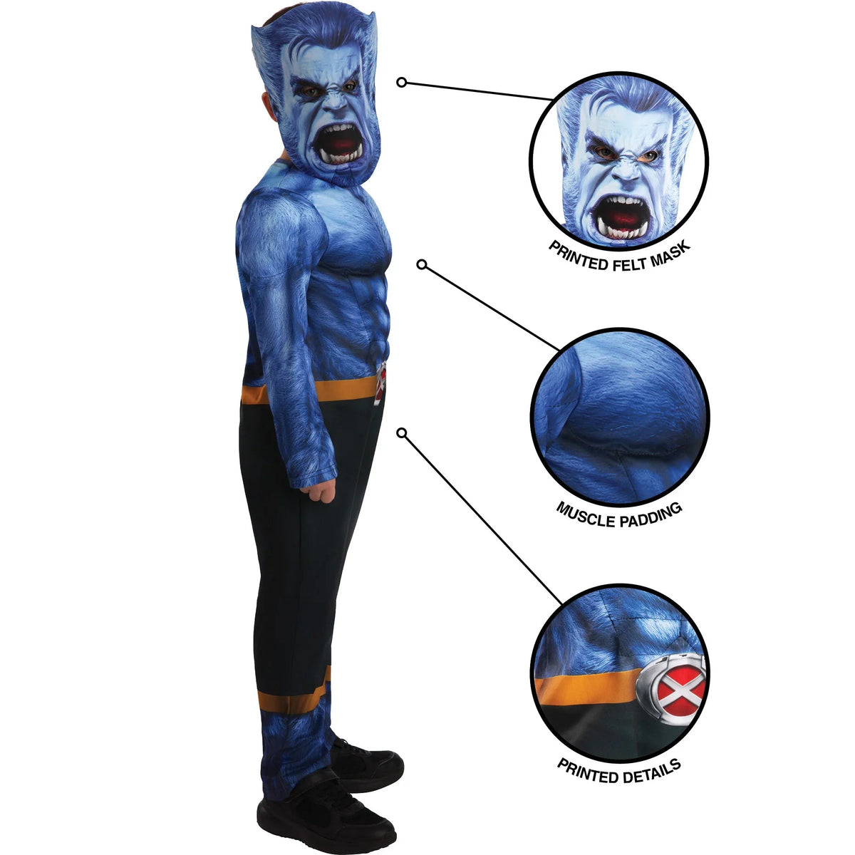 Marvel Avengers Doomsday Beast Deluxe Costume for Kids - Image 3