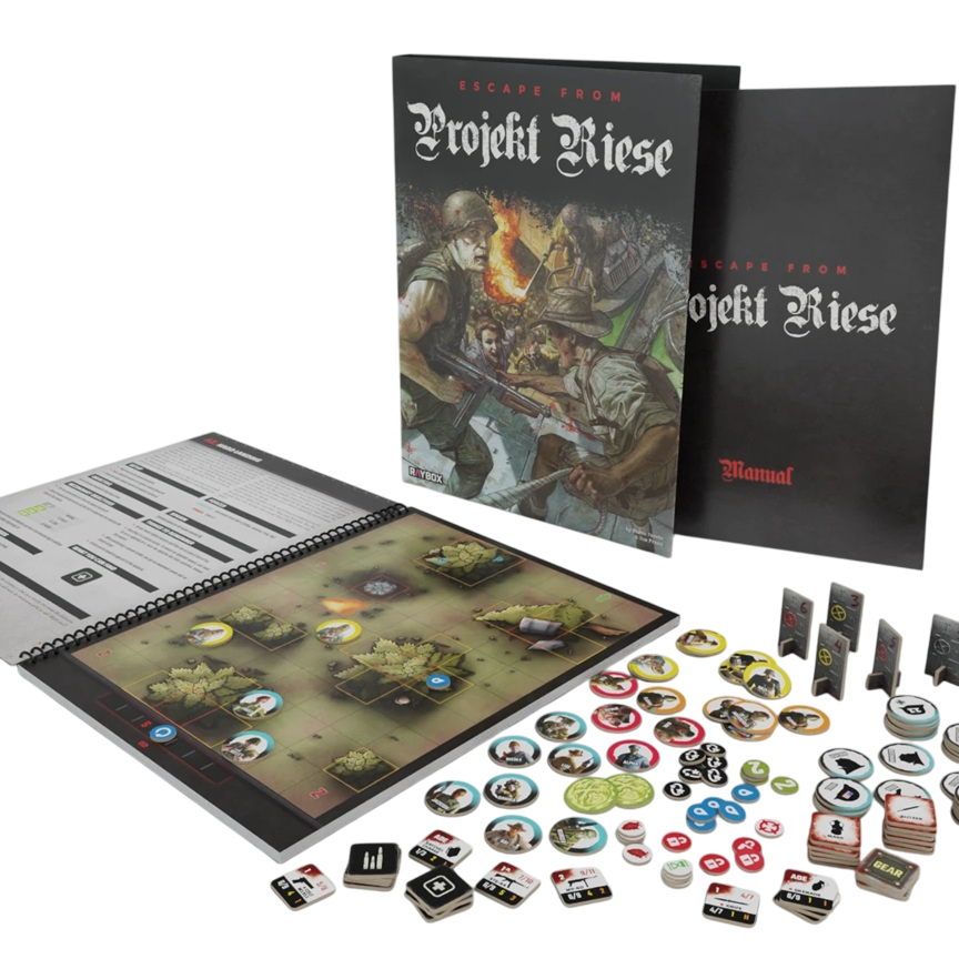 Escape from Projekt Riese Book Set Board Game