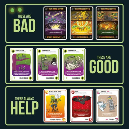 Exploding Kittens - Zombie Kittens Card Game 4