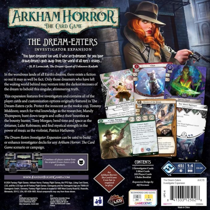 Arkham Horror The Card Game Dream-Eaters Investigator Expansion