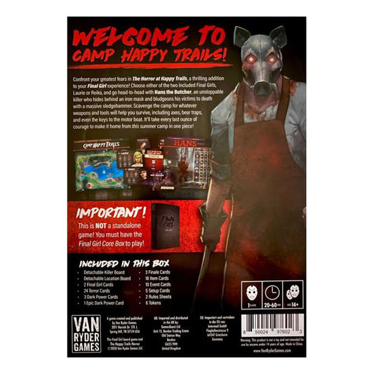 Happy Trails Horror Final Girl Board Game Expansion