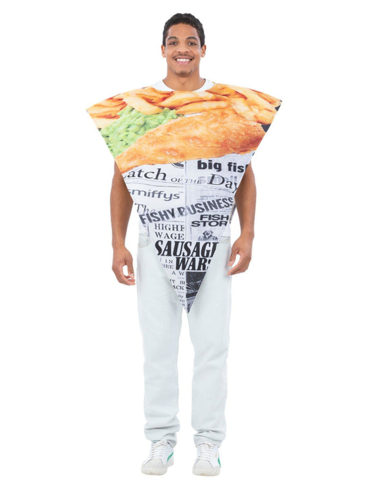 Fish and Chips Costume Poncho