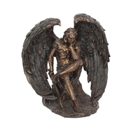 Bronzed Lucifer The Fallen Angel Religious Figurine 16.5cm Bronze Resin Statue 1