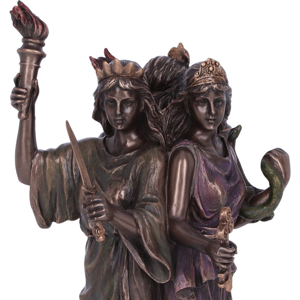 Hecate Goddess of Magic Figurine Triple Ornament 21cm 5