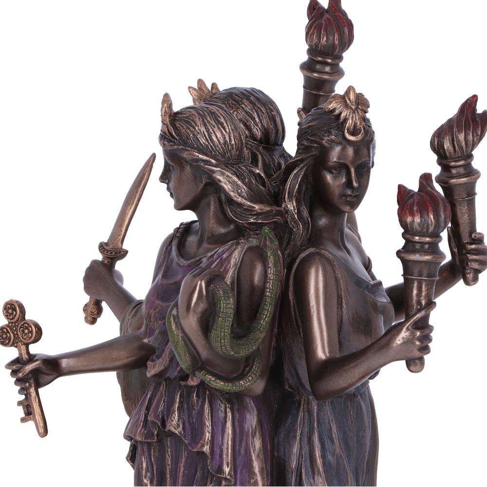 Hecate Goddess of Magic Figurine Triple Ornament 21cm 6