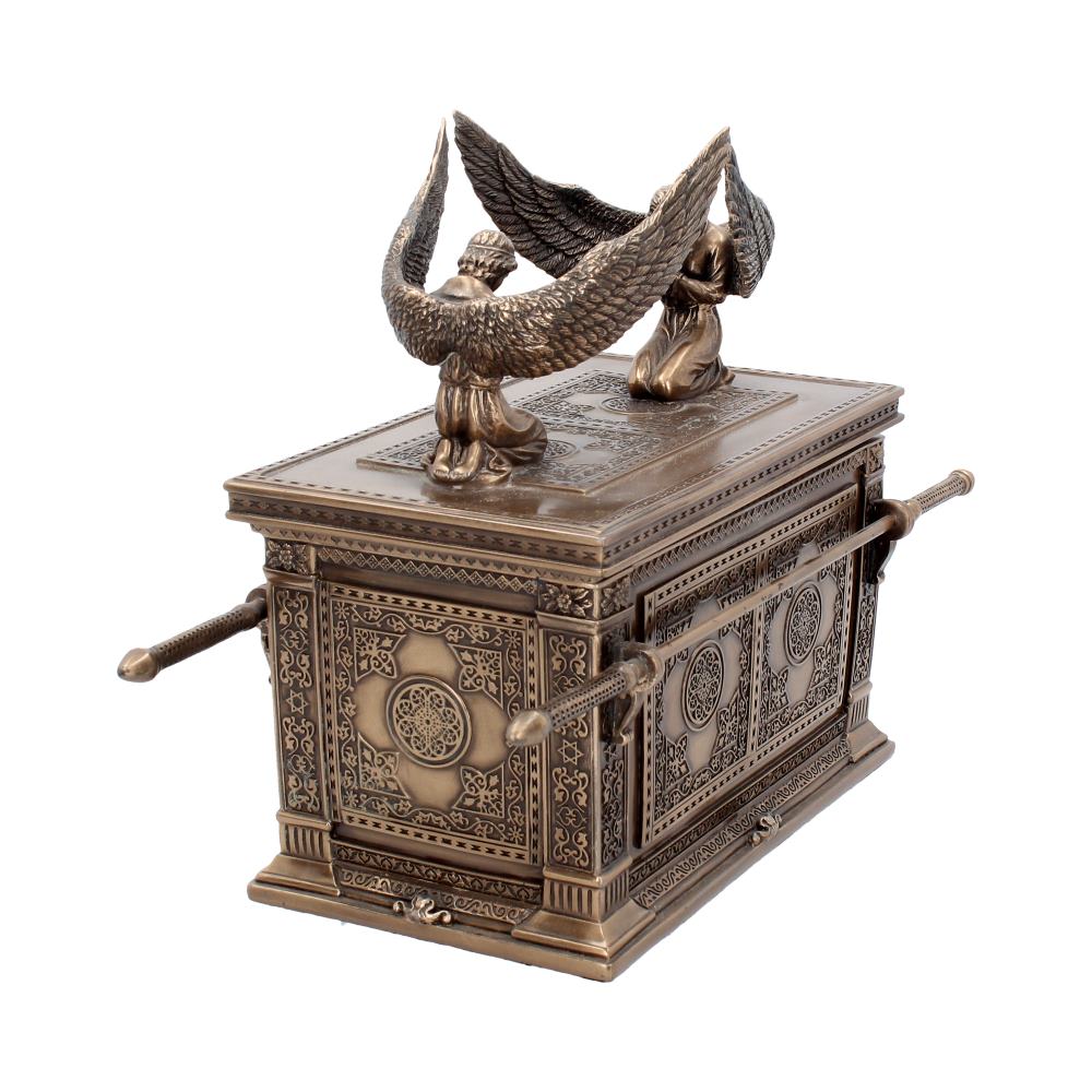 Bronzed Ark of the Covenant with Winged Cherrubs 28cm