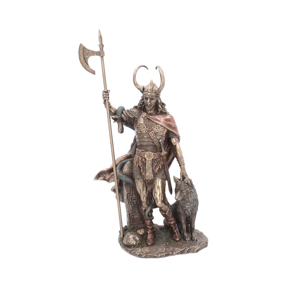 Bronzed Loki Norse Trickster God Figurine 35cm 1