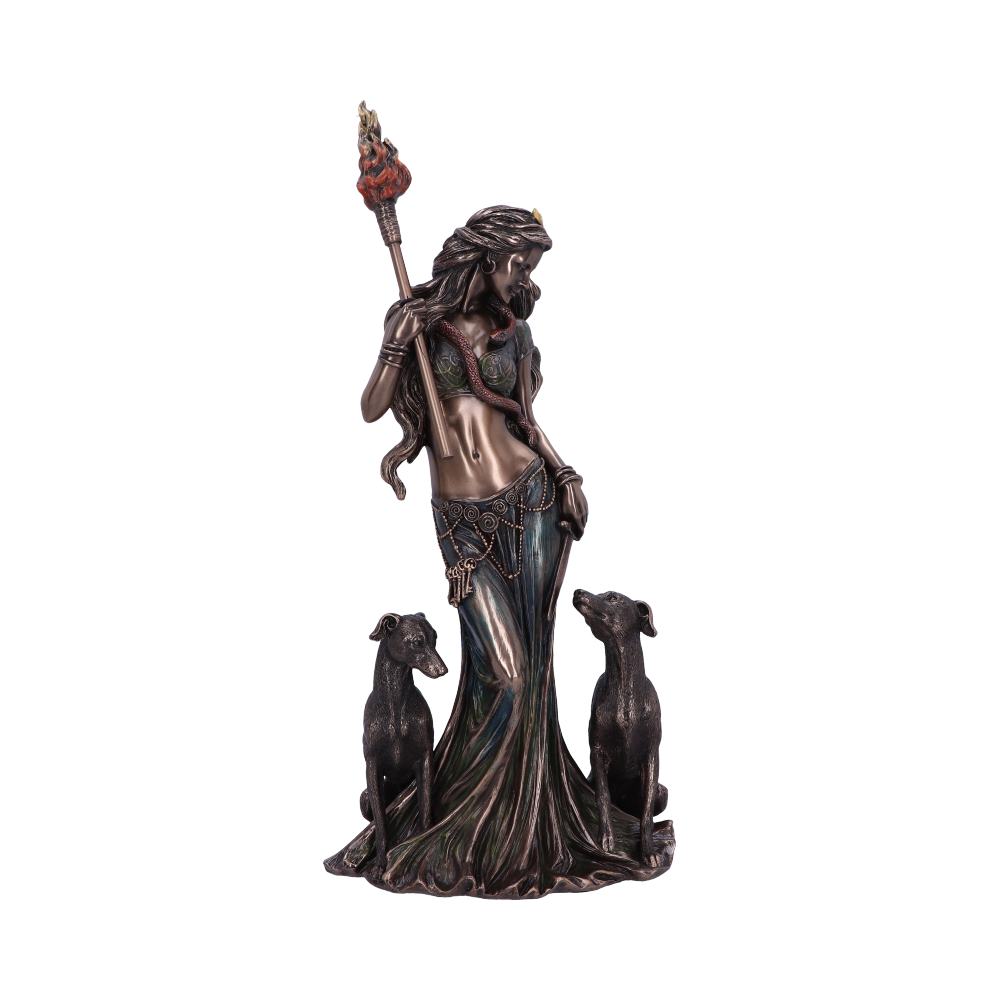 Bronze Mythological Hecate Moon Goddess Figurine 34cm Resin Statue 1