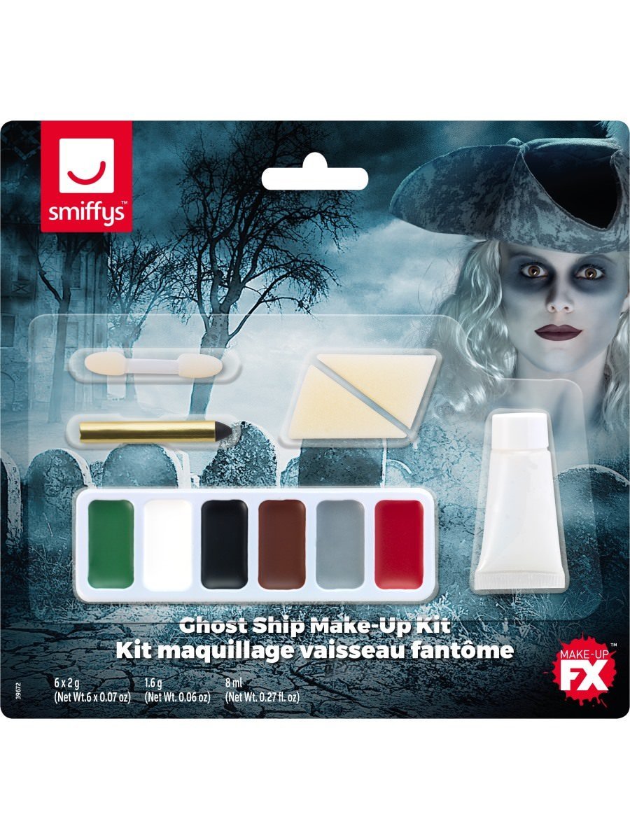 Ghost Ship Make Up Kit 6 Colours Halloween Face Paint 2