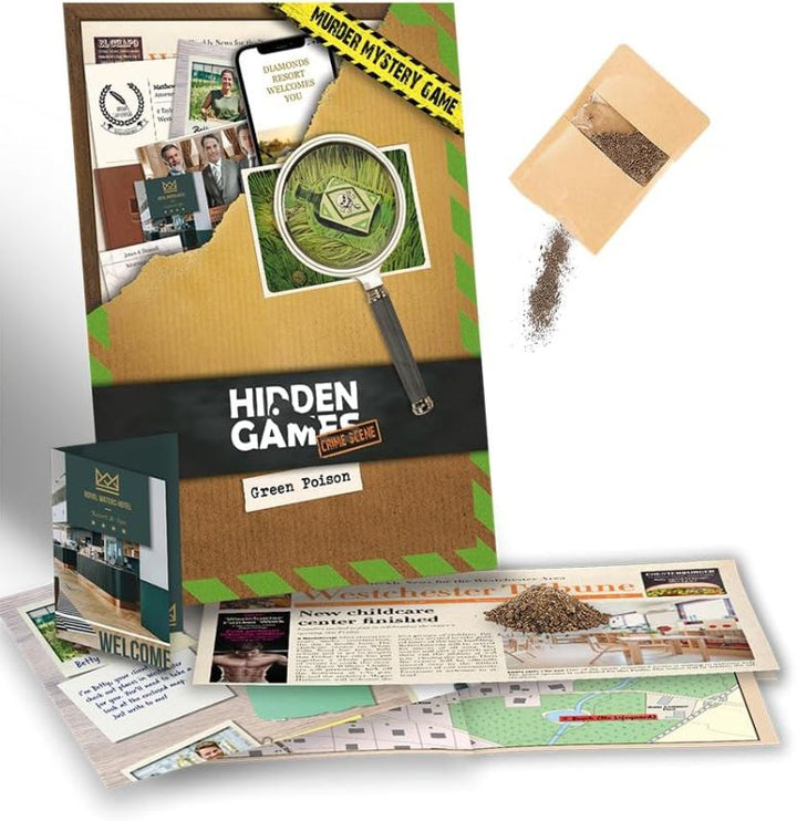 Hidden Games Green Poison Board Game by Pegasus Spiele