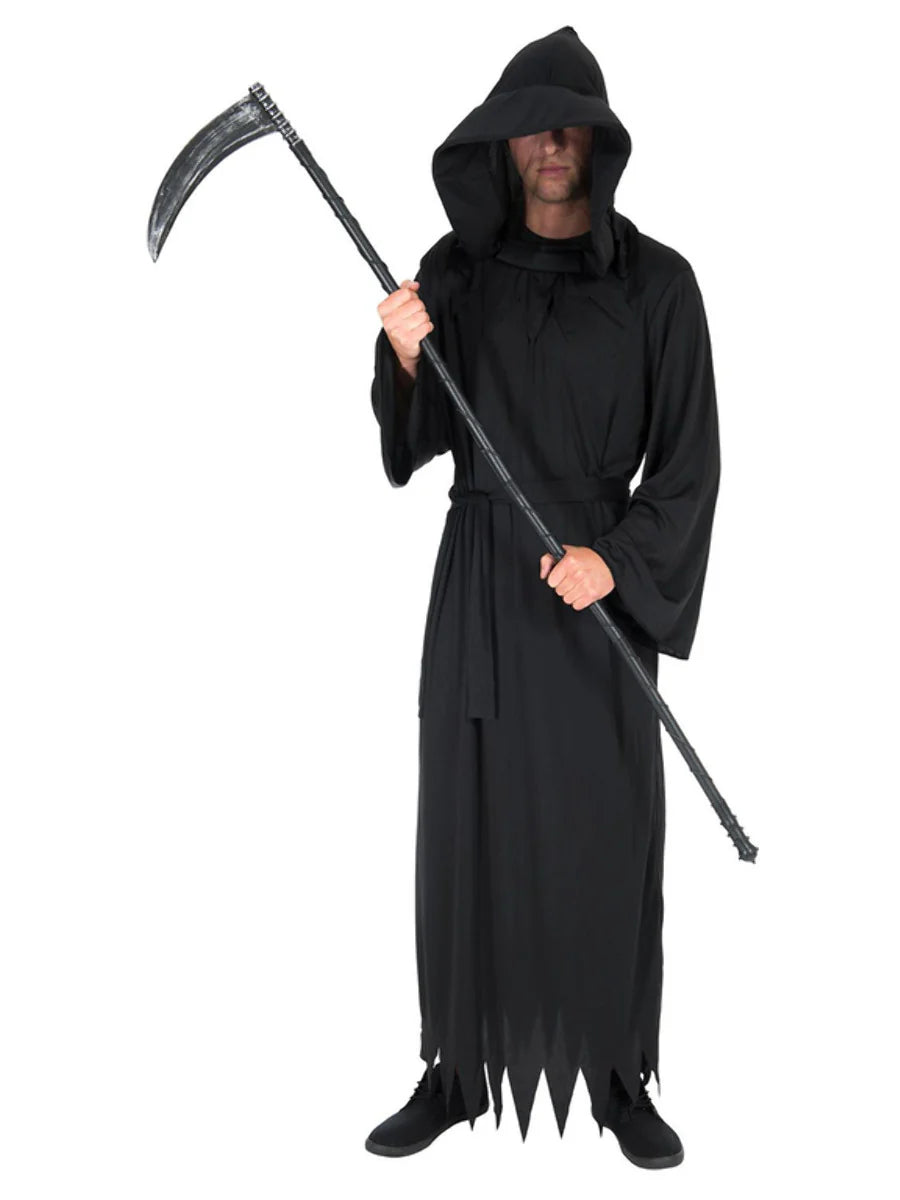 Grim Reaper Robe with Detachable Face Veil 1