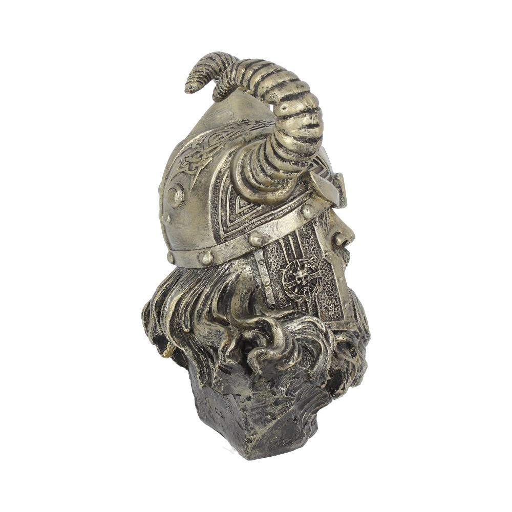 Bronze Odin Norse Viking God Bust 21.5cm 5