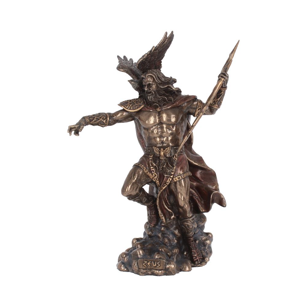 Bronzed Zeus King Of The Greek Gods 30cm 1