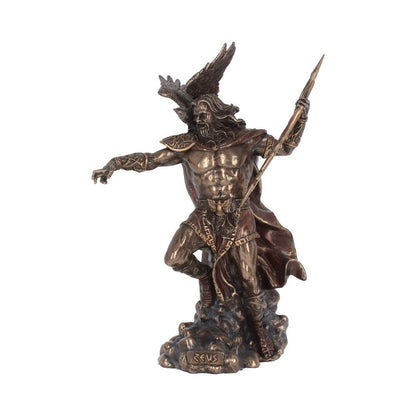 Bronzed Zeus King Of The Greek Gods 30cm 1