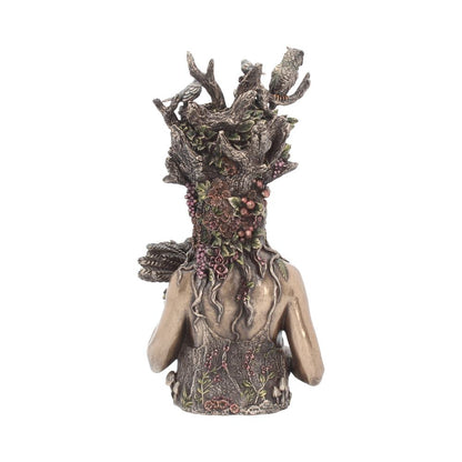 Bronzed Mother Earth Gaia Bust 26cm 4