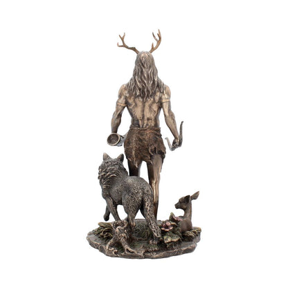 Herne and Animals Folklore Bronzed Figurine 30cm 4