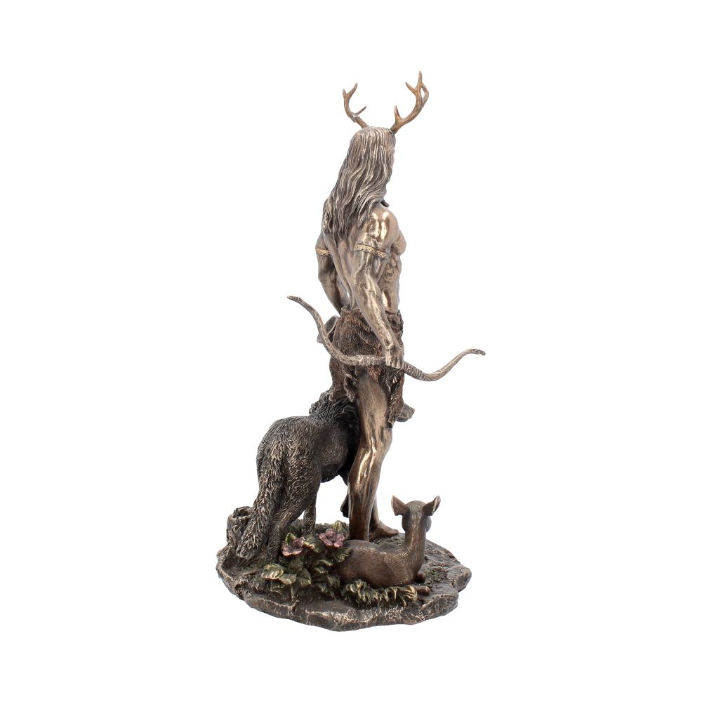 Herne and Animals Folklore Bronzed Figurine 30cm 5