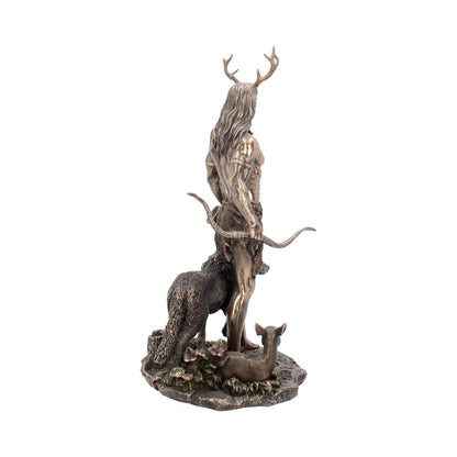 Herne and Animals Folklore Bronzed Figurine 30cm 5