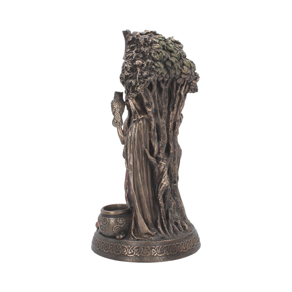 Bronzed Maiden Mother Crone Triple Moon Figurine 27cm 3