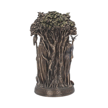 Bronzed Maiden Mother Crone Triple Moon Figurine 27cm 4