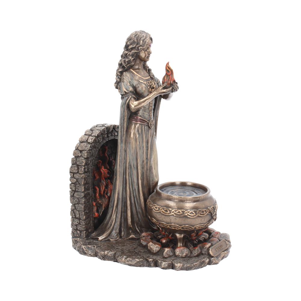 Brigid Irish Goddess Bronze Figurine 24.5cm 6