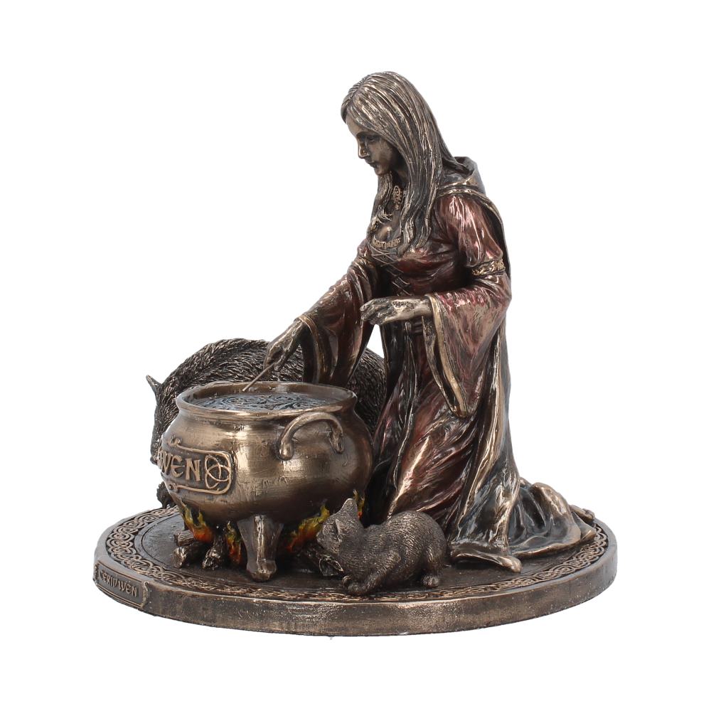 Bronze Welsh Goddess Ceridwen Figurine 17cm 2