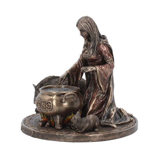 Bronze Welsh Goddess Ceridwen Figurine 17cm 2