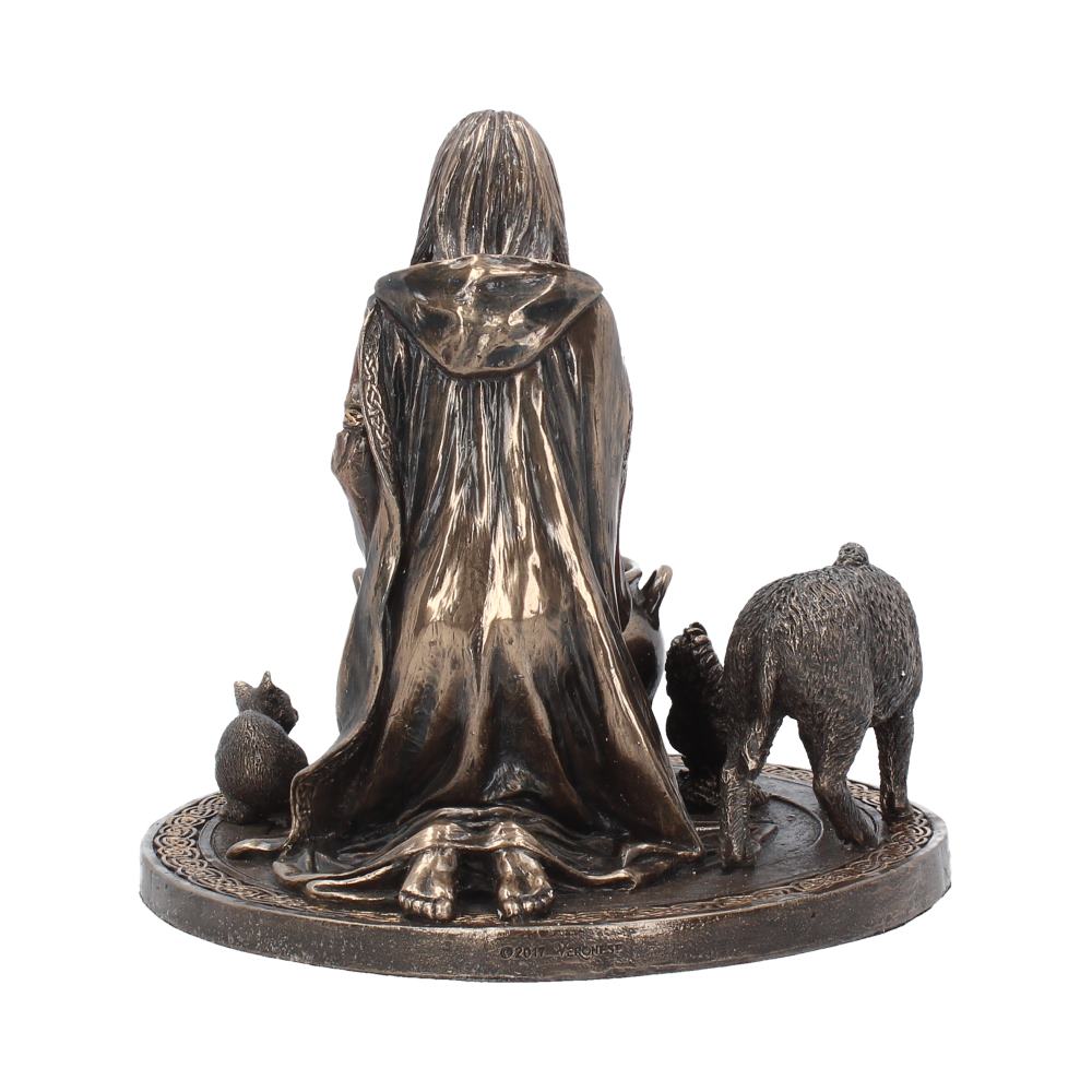Bronze Welsh Goddess Ceridwen Figurine 17cm 4