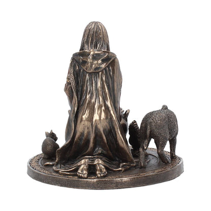 Bronze Welsh Goddess Ceridwen Figurine 17cm 4