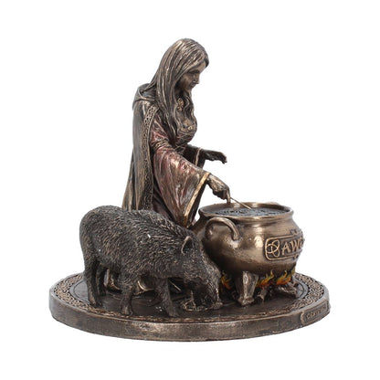 Bronze Welsh Goddess Ceridwen Figurine 17cm 6