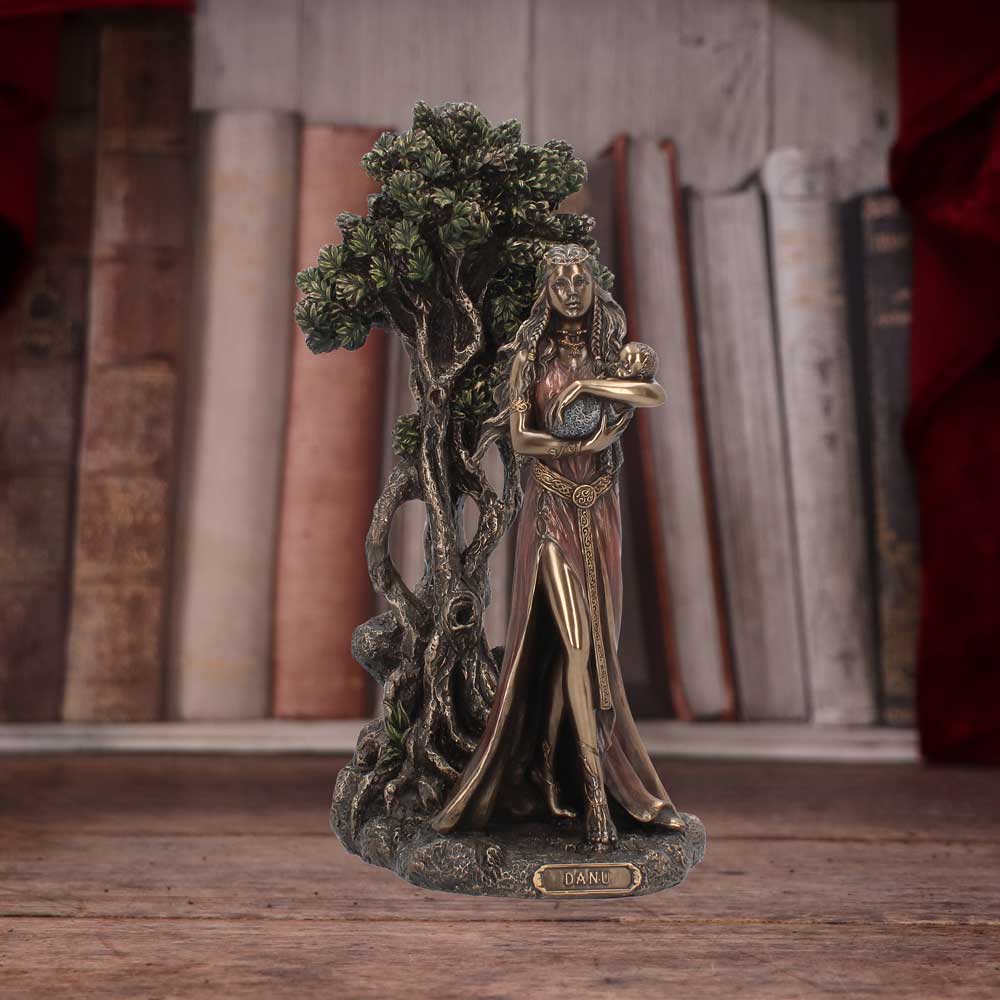 Bronze Danu Gaelic Goddess Mother of the Gods Figurine 29.5cm 7
