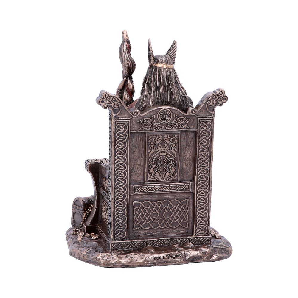 Bronze Frigga Goddess of Wisdom Norse Leader Ornament 19cm 3