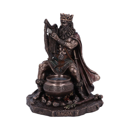 Bronze Dagda King of Tuatha De Danann Celtic Deity Figurine 18.5cm 1