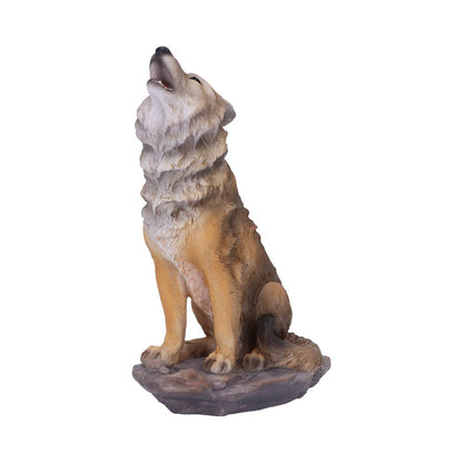 Mountains Cry Howling Wolf Figurine 20cm 3