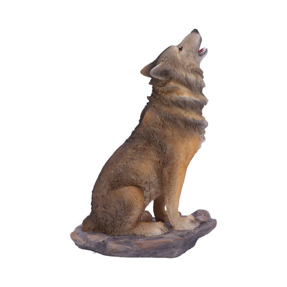 Mountains Cry Howling Wolf Figurine 20cm 4