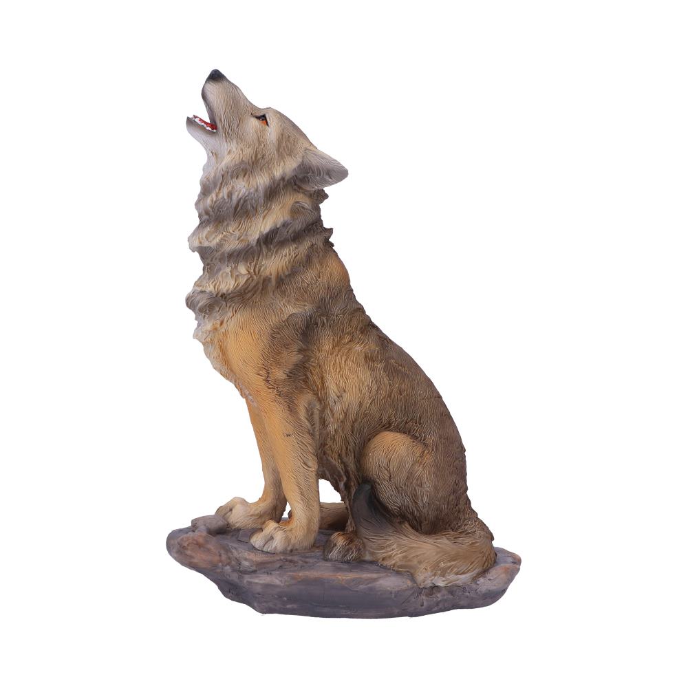 Mountains Cry Howling Wolf Figurine 20cm 1