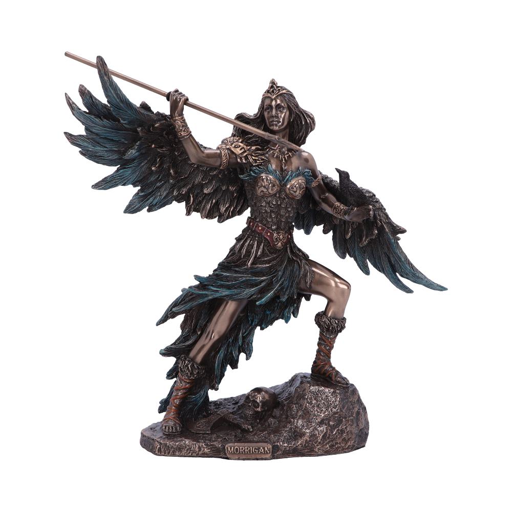 Morrigan Celtic Phantom Queen Bronze Figurine 22cm 1