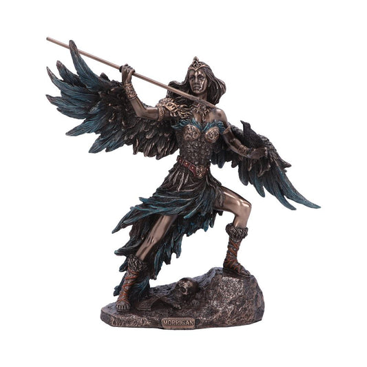 Morrigan Celtic Phantom Queen Bronze Figurine 22cm 1