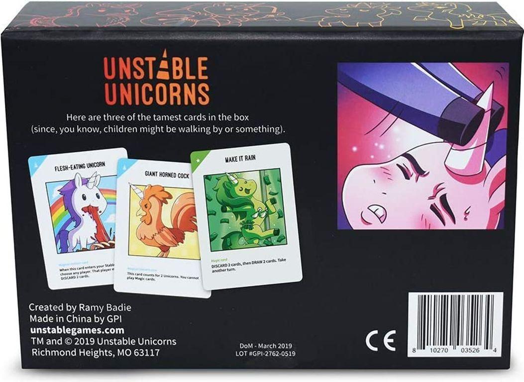 Unstable Unicorns NSFW Base Game Card Game