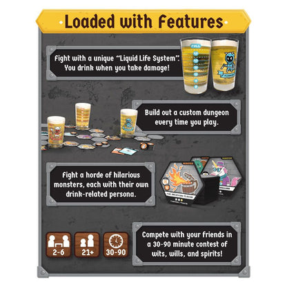 Heroes of Barcadia Liquid Life Dungeon Party Board Game