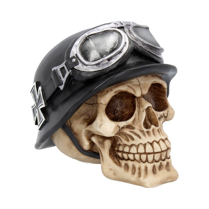 Iron Cross Helmet and Goggles Biker Skull 15.5cm 1