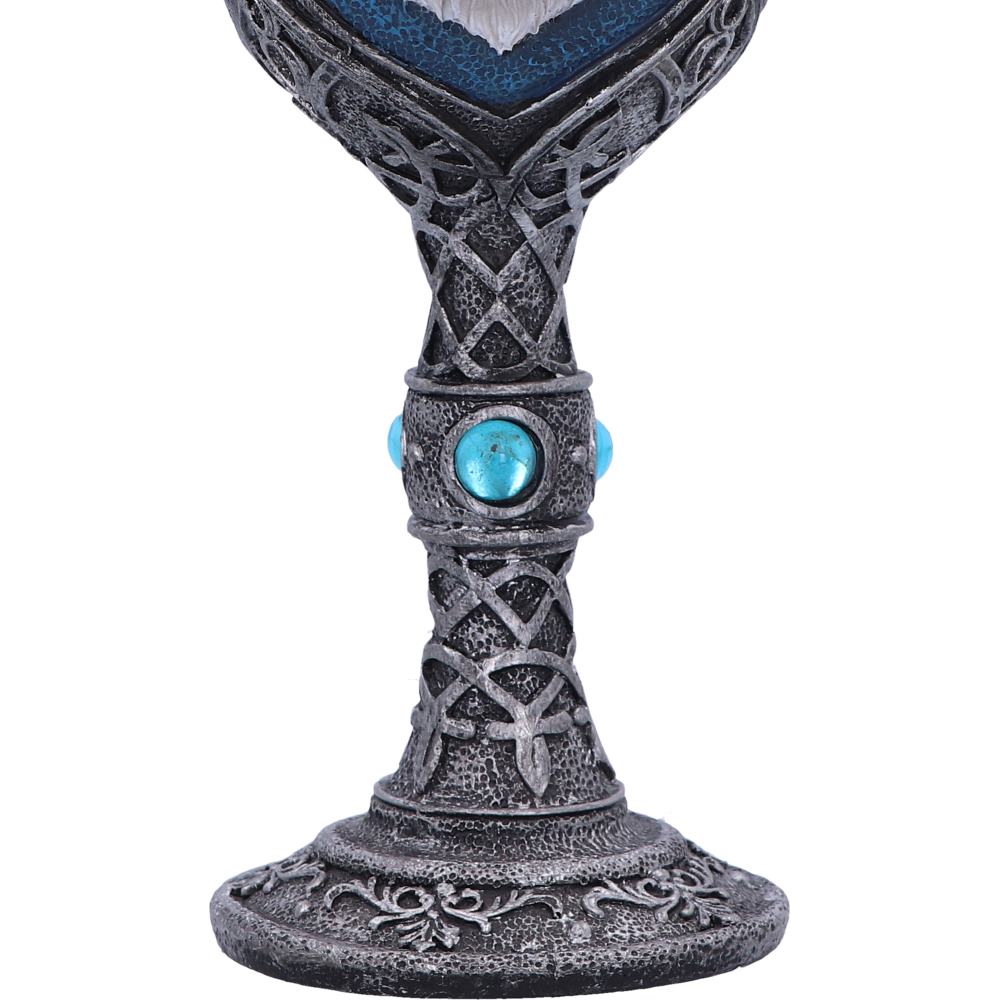 White Winter Ghost Wolf Wine Glass Goblet 19.5cm Drinking Cup 6