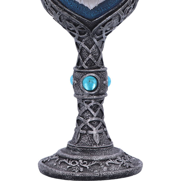 White Winter Ghost Wolf Wine Glass Goblet 19.5cm Drinking Cup 6