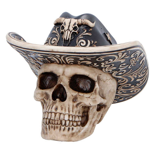 Wild West Skull Figurine 15cm 1