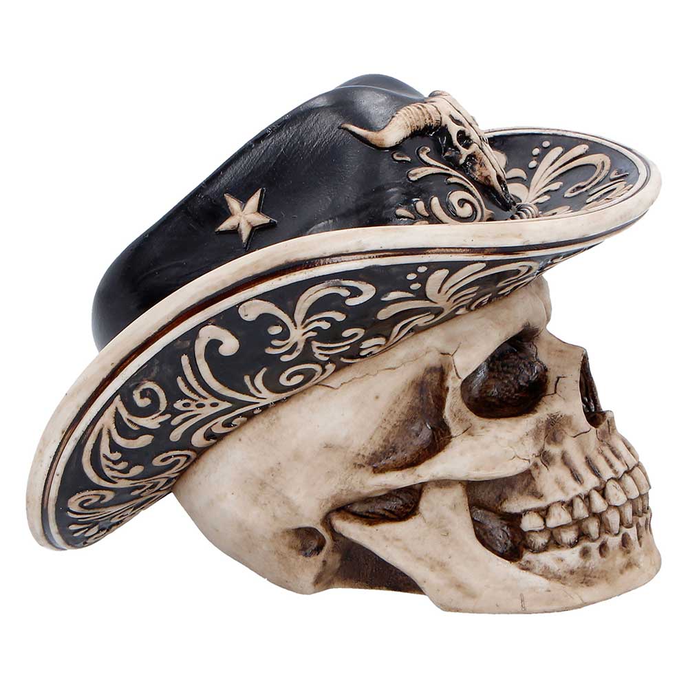 Wild West Skull Figurine 15cm 3