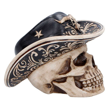 Wild West Skull Figurine 15cm 3