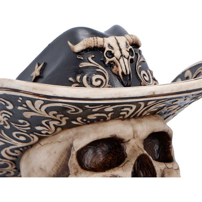 Wild West Skull Figurine 15cm 4