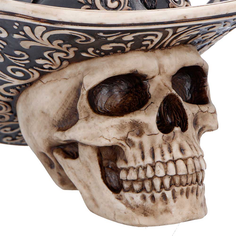 Wild West Skull Figurine 15cm 5