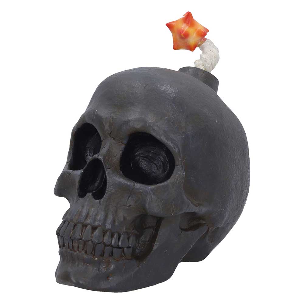 Mind Blown Skull Figurine 14.7cm 4