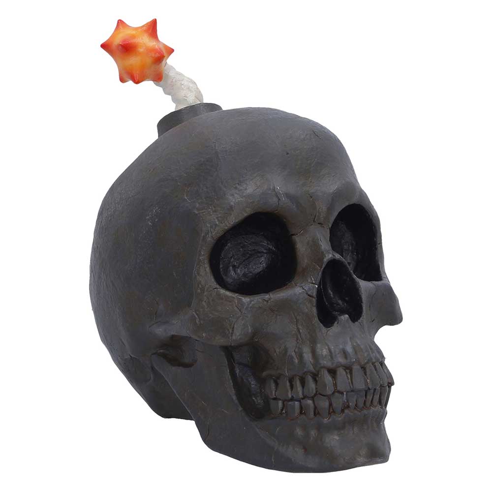 Mind Blown Skull Figurine 14.7cm 1
